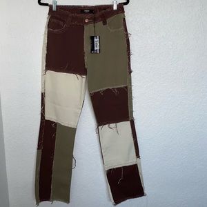 Jaded London Patchwork Jeans